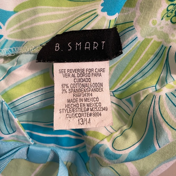 Aqua & lime green sundress - Picture 4 of 4